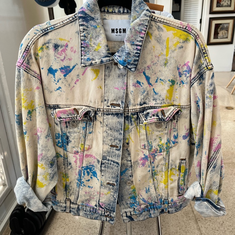 PAINT EFFECT JEAN JACKET